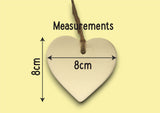 Ceramic Hanging Heart - Daughters like you are precious and few