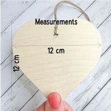 Wooden Heart Ornament - Mom Rare As A Unicorn