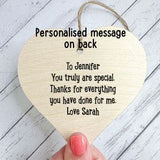 Wooden Heart Ornament Tropical - Doing Great