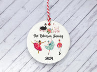 Ceramic Circle Decoration - Nutcracker personalised family