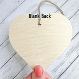 Wooden Heart Ornament - Stepmum Rare As A Unicorn