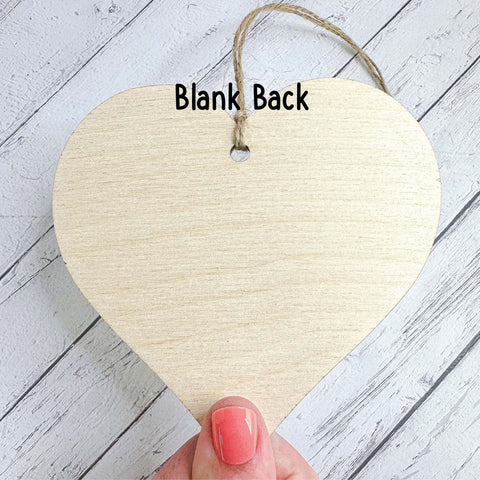 Wooden Heart Ornament - Stepmum Rare As A Unicorn