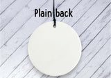 Gift for Bestie - Marble Ceramic circle