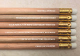 Personalised Printed Pencils - Choice of colours