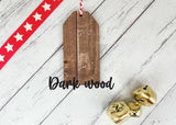 Reusable Gift Tag - Xmas Dinos