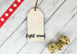 Reusable Gift Tag - Nutcracker Swans