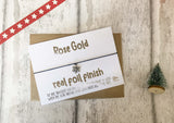 Wish Bracelet - A Wish to say I'll miss Your face this Xmas