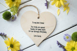 Printed Wooden Photo Heart