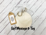 Wooden Circle Decoration - Star sign plaque - Aries