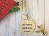 Wooden Hanging Apple - Super Childminder