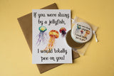 A6 postcard print - Jellyfish