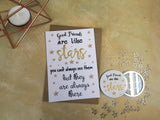 A6 Postcard Print - Good Friends Are Like Stars