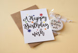 A6 postcard print - Happy Birthday Wish