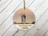 Wooden Circle Hanging Photo Decoration