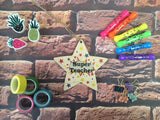 Wooden Star Ornament - Super Teacher