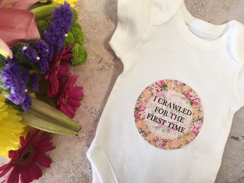 Developmental Journey Stickers - Bright Floral