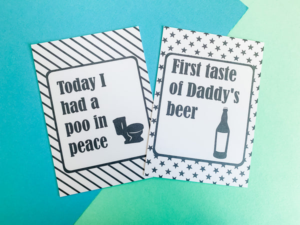 Daddy Journey Cards ® Monochrome