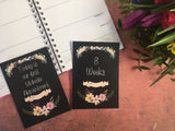 Pregnancy Journey & Reality Cards ® Chalkboard Floral