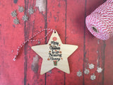 Star Ornament - Merry Christmas to an Amazing Nanny