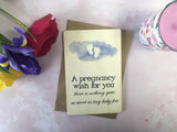 Printed Wooden Wish Bracelet - Pregnancy Wish