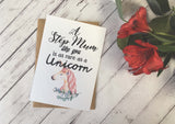 A Step Mum Like You is as rare as a Unicorn Wish Bracelet