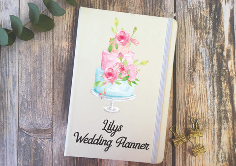 Personalised Lined Notepad - Wedding Planner