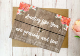 Floral wood style Wish bracelet - Aunties like you are precious and few