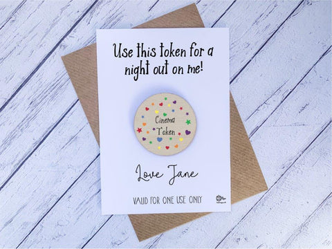 Wooden token - Cinema token