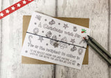 Wish bracelet - Xmas Doodle Wish for an amazing German Teacher