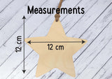 Wooden Star Ornament - Nieces Are Like Stars