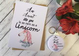 An Aunt Like You is as rare as a Unicorn Wish Bracelet