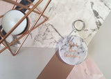Personalised Badge  Marble