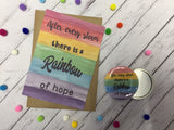 After every storm there is a rainbow of hope Wish Bracelet