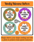 Monthly Journey Stickers - Forest Animals
