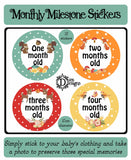 Monthly Journey Stickers - Forest Animals