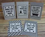 Alternative Baby Journey Cards ® Monochrome